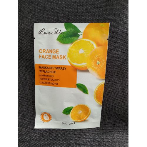 Love Skin Orange Face Mask (Maska do twarzy w płachcie z ekstraktem z pomarańczy) - opinie | zdjęcie do recenzji od Avesammael - 1