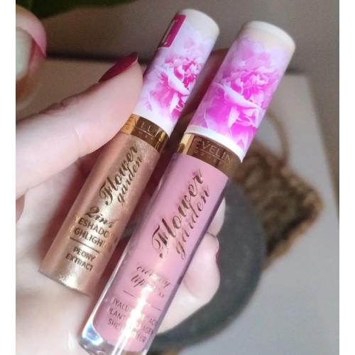 Eveline Cosmetics Flower Garden, Creamy Lipgloss (Kremowy błyszczyk do ust) - opinie | zdjęcie do recenzji od Agafii