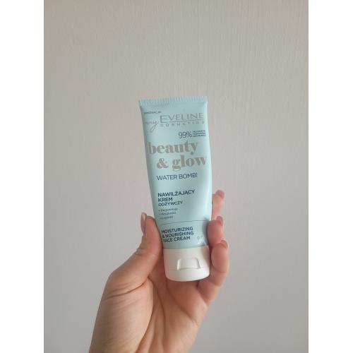 Eveline Cosmetics Beauty & Glow, Nawilżający krem odżywczy `Water Bomb!` - opinie | zdjęcie do recenzji od karlajn_95