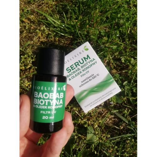 Bioelixire Serum do włosów `Baobab, biotyna & olejek konopny` (nowa wersja) - opinie | zdjęcie do recenzji od Justyna_moja_pielegnacja - 2