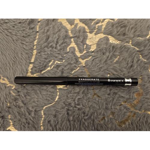 Rimmel Exaggerate, Waterproof Eye Definer (Wodoodporna kredka do oczu) - opinie | zdjęcie do recenzji od Pantera Nera