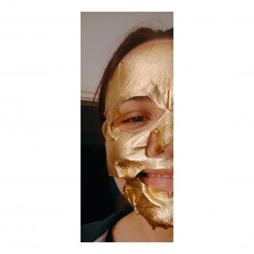 Yoskine Geisha Mask Sake (Złota maska liftingująca) - opinie | zdjęcie do recenzji od Alezwieje
