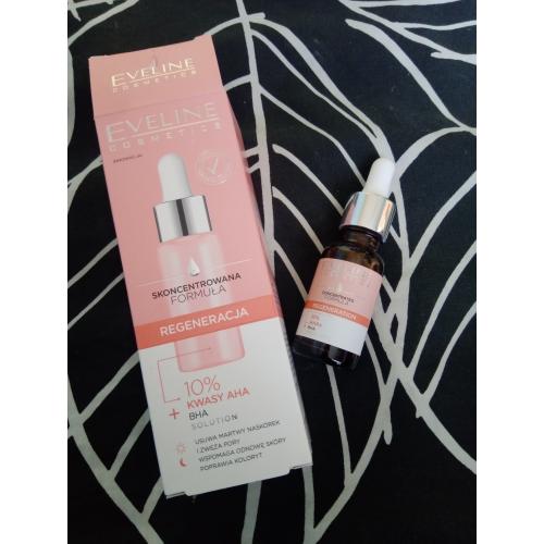 Eveline Cosmetics Skoncentrowana Formuła, Serum 10% kwasy AHA + BHA `Regeneracja` - opinie | zdjęcie do recenzji od Owocowysad - 2