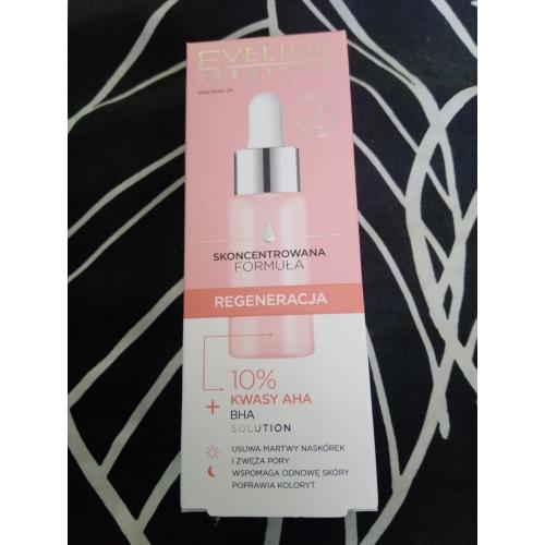 Eveline Cosmetics Skoncentrowana Formuła, Serum 10% kwasy AHA + BHA `Regeneracja` - opinie | zdjęcie do recenzji od Owocowysad - 3