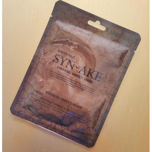 Baroness Syn-ake Mask Sheet (Maska w płachcie z ekstraktem jadu węża) - opinie | zdjęcie do recenzji od Iwona_C