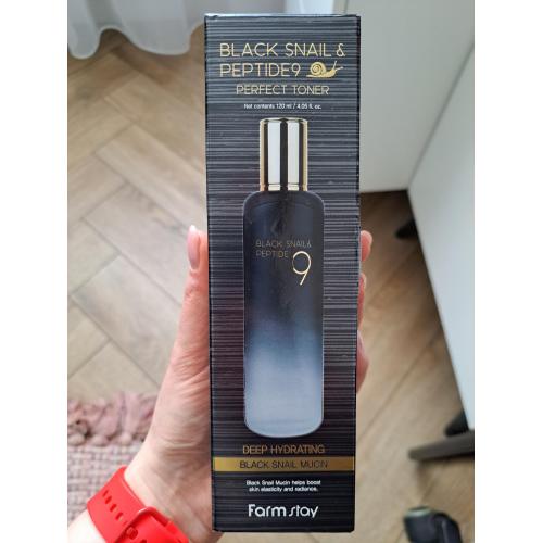 FarmStay Black Snail & Peptide 9 Perfect Emulsion (Emulsja odmładzająca z kompleksem peptydów) - opinie | zdjęcie do recenzji od anabarmana