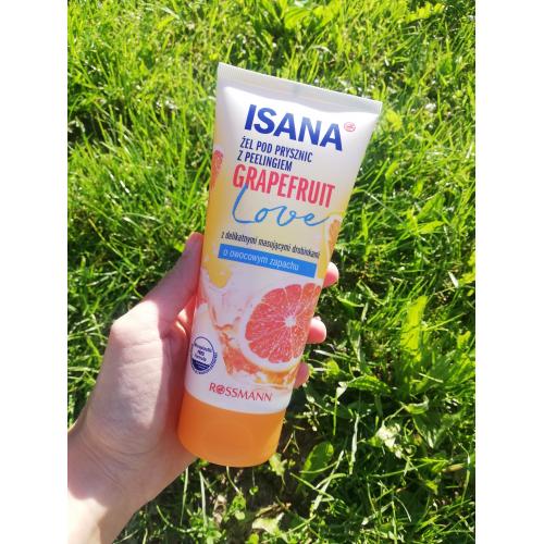 Isana Duschpeeling Grapefruit Love (Peeling pod prysznic z proteinami mlecznymi) - opinie | zdjęcie do recenzji od Justyna_moja_pielegnacja