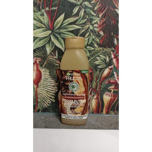 Garnier Fructis, Hair Food, Cocoa Butter Hair Treat Shampoo (Szampon do włosów kręconych) - opinie | zdjęcie do recenzji od C_in_i - 1