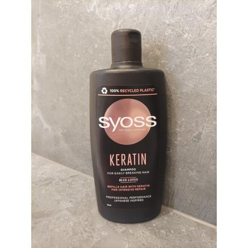 Syoss Keratin, Shampoo for Easily Breaking Hair (Szampon do włosów słabych i łamliwych (nowa wersja)) - opinie | zdjęcie do recenzji od Aleksandra474