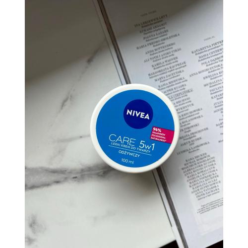 Nivea Care 3 w 1 , Odżywczy lekki krem do twarzy - opinie | zdjęcie do recenzji od natalia_pawliik00