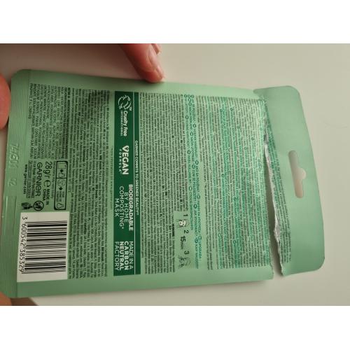 Garnier Hydra Bomb, Sheet Mask Super Hydrating + Rebalancing Hyaluronic Acid + Extract of Green Tea (Nawilżająca maska na tkaninie) - opinie | zdjęcie do recenzji od Anzelka9 - 1