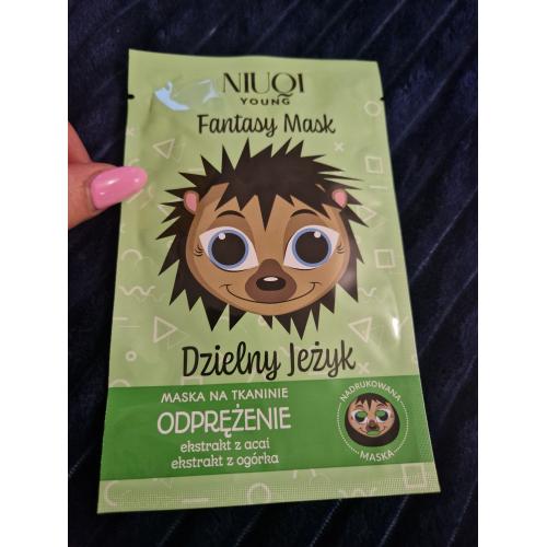 Niuqi Young, Fantasy Mask, Dzielny Jeżyk, Odprężenie, Maska na tkaninie - opinie | zdjęcie do recenzji od Gabsonik123
