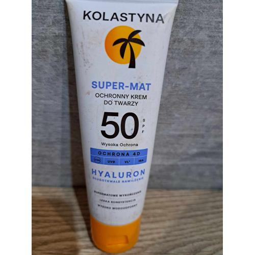 Kolastyna Hyaluron Super Mat, Ochronny krem do twarzy SPF 50 - opinie | zdjęcie do recenzji od Kasia_67