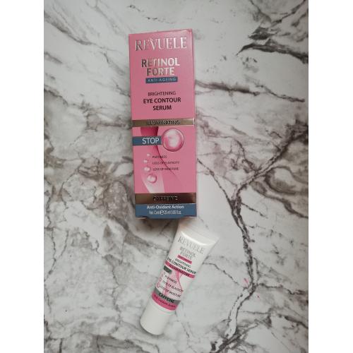 Revuele Beauty & Care, Retinol Forte, Anti-ageing Brightening Eye Contour Serum (Rozświetlające serum pod oczy z retinolem) - opinie | zdjęcie do recenzji od Justyna_moja_pielegnacja - 2