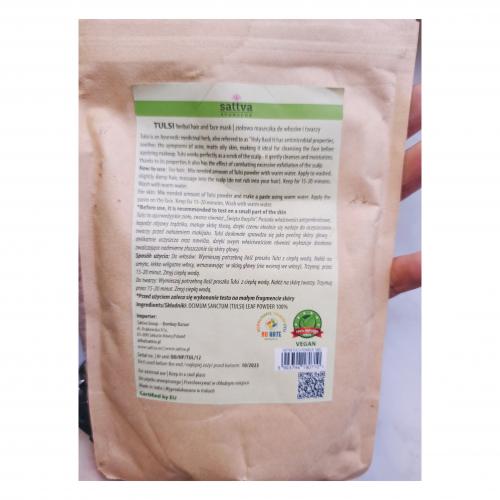 Sattva Ayurveda Tulsi Powder (Proszek z tulsi) - opinie | zdjęcie do recenzji od Alezwieje - 1