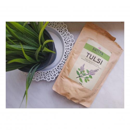 Sattva Ayurveda Tulsi Powder (Proszek z tulsi) - opinie | zdjęcie do recenzji od Alezwieje - 3