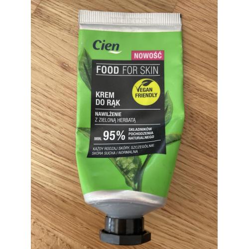 Cien Food for Skin, Krem do rąk `Nawilżanie z zieloną herbatą` - opinie | zdjęcie do recenzji od Medea05