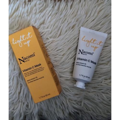 Nacomi Next Lvl, Light it up, Vitamin C Mask (Rozjaśniająca maska z witaminą C) - opinie | zdjęcie do recenzji od SandriQ