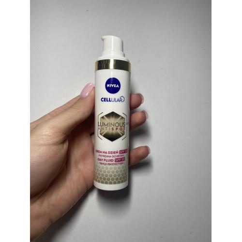 Nivea Cellular Luminous 630 przeciw przebarwieniom (Krem ​​na dzień SPF 50) - opinie | zdjęcie do recenzji od Saraugc