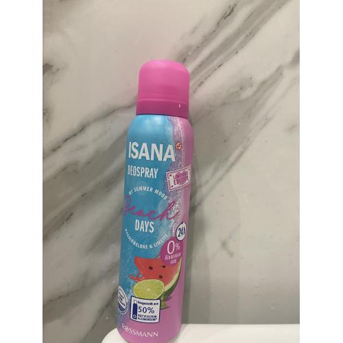 Isana Beach Days, My Summer Mood Deospray (Dezodorant  w sprayu o zapachu arbuza i limonki) - opinie | zdjęcie do recenzji od Alexandraa92