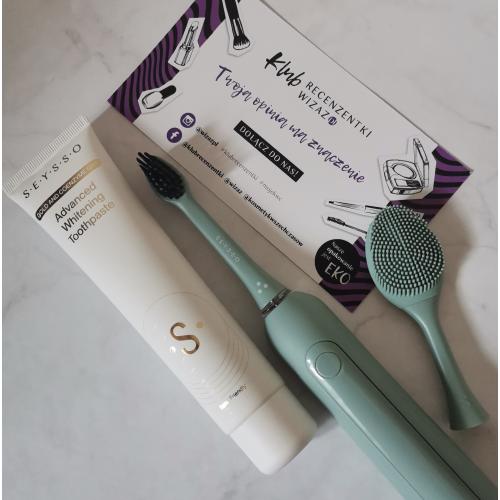 SEYSSO Gold Advanced Whitening Toothpaste (Wybielająca pasta do zębów ze złotem i koenzymem Q10) - opinie | zdjęcie do recenzji od Karolina24102410