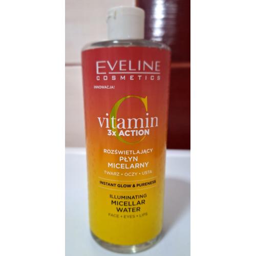 Eveline Cosmetics Vitamin C 3x Action, Rozświetlający płyn micelarny - opinie | zdjęcie do recenzji od Roksana_Woo - 1