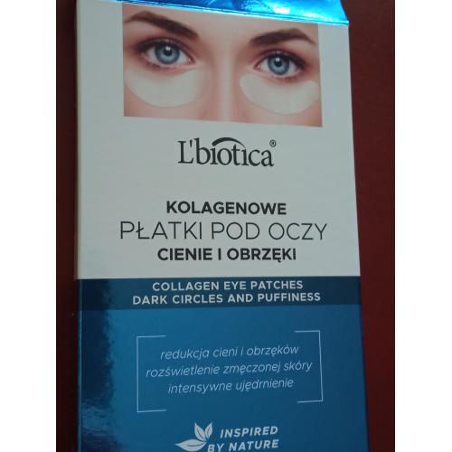 L'biotica Kolagenowe płatki pod oczy redukujące cienie i obrzęki - opinie | zdjęcie do recenzji od KardiaM - 1