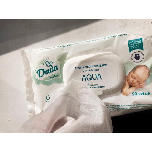 Dada Chusteczki nawilżane `Pure Care Aqua` - opinie | zdjęcie do recenzji od 123eliza96 - 2