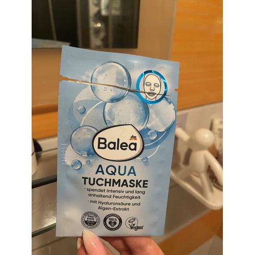 Balea Aqua, Tuch-Maske (Maseczka nawilżająca w płachcie) - opinie | zdjęcie do recenzji od KlaudiaMJ30