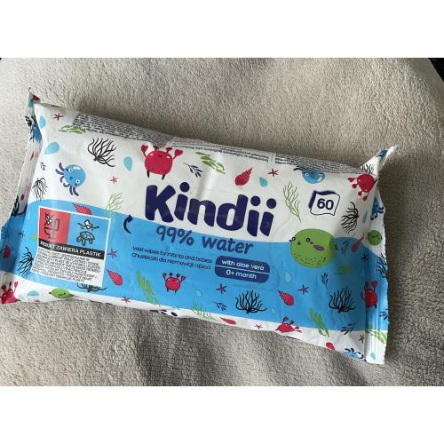 Kindii Pure Water 99%, Chusteczki nawilżane dla dzieci - opinie | zdjęcie do recenzji od kialacm - 1