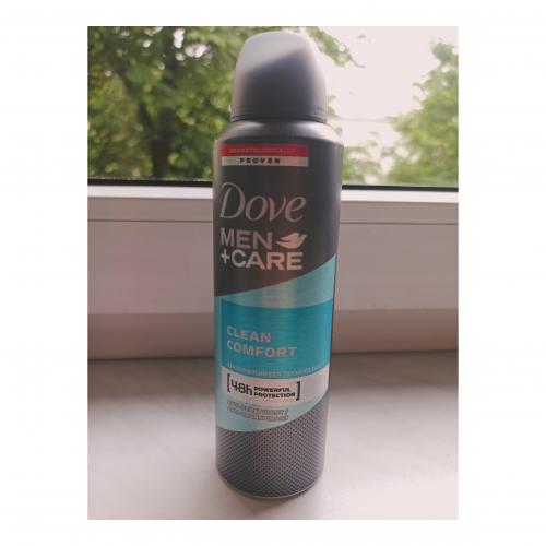 Dove Men + Care, Clean Comfort Anti-perspirant Spray  48h (Antyperspirant męski w sprayu) - opinie | zdjęcie do recenzji od Alezwieje - 1