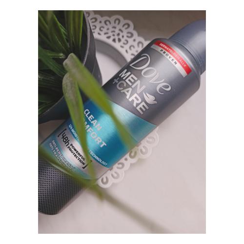 Dove Men + Care, Clean Comfort Anti-perspirant Spray  48h (Antyperspirant męski w sprayu) - opinie | zdjęcie do recenzji od Alezwieje - 3