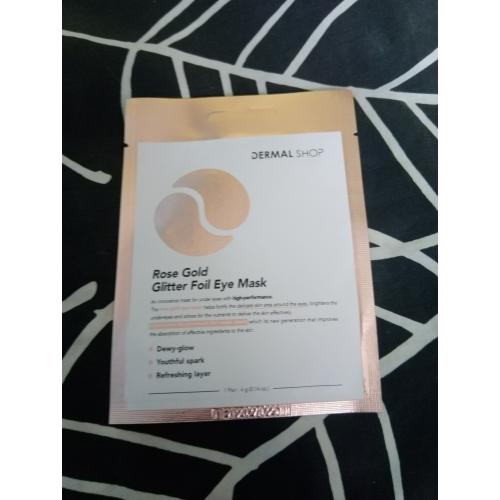Dermal Korea Rose Gold Glitter Foil Eye Mask (Maska pod oczy) - opinie | zdjęcie do recenzji od Owocowysad - 1