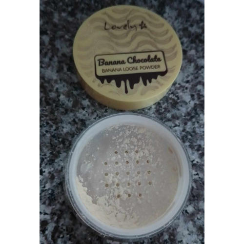 Lovely Banana Chocolate, Banana Loose Powder (Puder sypki bananowy) - opinie | zdjęcie do recenzji od optostin