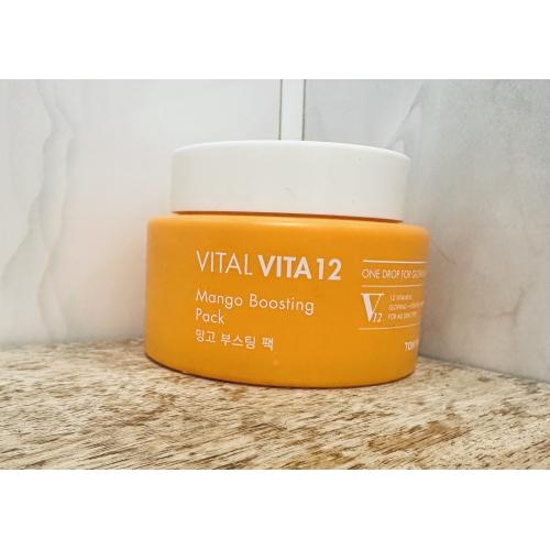 Tony Moly Vital Vita 12, Mango Boosting Pack (Żelowa maska z 12 witaminami i ekstraktem z mango) - opinie | zdjęcie do recenzji od ALM007