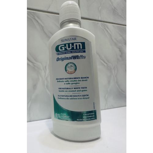 Gum Sunstar Gum Original White, Fluoride Mouthrinse 0% Alcohol (Płyn do płukania jamy ustnej podtrzymujący biel zębów) - opinie | zdjęcie do recenzji od ALM007