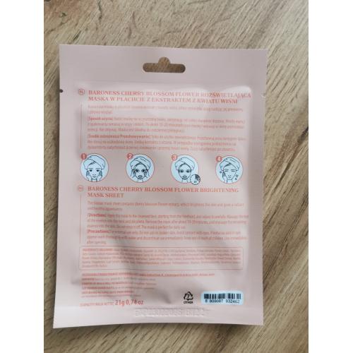 Baroness Cherry Blossom Flower Mask Sheet (Rozświetlająca maseczka w płachcie z ekstraktem z kwiatu wiśni.) - opinie | zdjęcie do recenzji od Belladonnae - 2