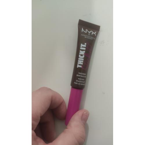 NYX Professional Makeup Thick It. Stick It! Brow Mascara (Maskara do brwi) - opinie | zdjęcie do recenzji od XmisieqqX