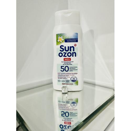 SunOzon Med, Sonnengel LSF 50 (Żel przeciwsłoneczny SPF 50) - opinie | zdjęcie do recenzji od ALM007