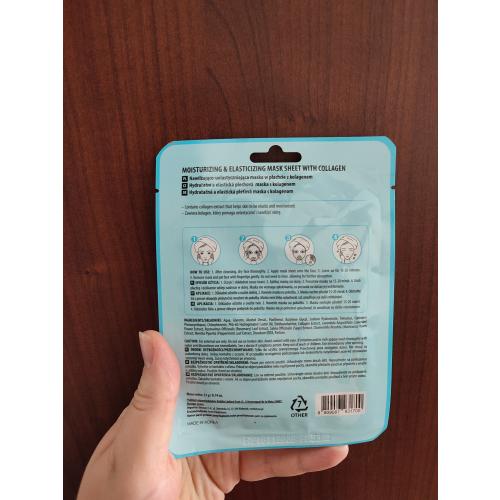 Puorella Collagen Natural Mask Sheet (Odmładzająca maska do twarzy `Kolagen`) - opinie | zdjęcie do recenzji od xLullabyx - 1