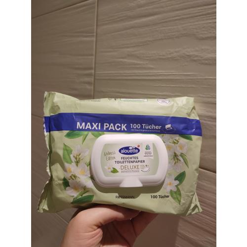 Alouette Feuchtes Toilettentucher Deluxe Grüner Tee & Jasmin Duft (Nawilżany papier toaletowy `Zielona herbata & Jaśmin`) - opinie | zdjęcie do recenzji od xLullabyx