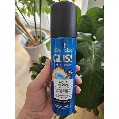 Schwarzkopf Gliss Aqua Revive, Express Repair Conditioner (Ekspresowa odżywka do włosów suchych i normalnych) - opinie | zdjęcie do recenzji od koronkowyhaft