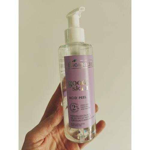 Bielenda Good Skin, Acid Peel Micro-exfoliating Face Wash Gel (Mikrozłuszczający żel do mycia twarzy korygująco-normalizujący) - opinie | zdjęcie do recenzji od shewild