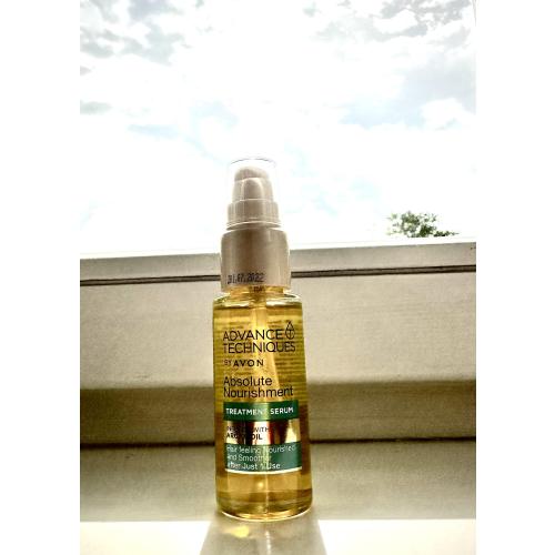 Avon Advance Techniques, 360 Nourishment, Moroccan Argan Oil  Nourishing Hair Serum [Absolute Nourishment Treatment Serum] (Odżywcza kuracja z marokańskim olejkiem arganowym [Serum do włosów 'Pełne odżywienie']) - opinie | zdjęcie do recenzji od ALM007