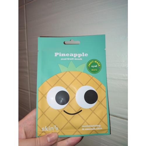 SKIN79 Moisturizing & Smooth Skin Pineapple Real Fruit Mask (Nawilżająca ananasowa maska w płacie do twarzy) - opinie | zdjęcie do recenzji od xLullabyx - 2