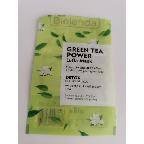 Bielenda Green Tea Power Luffa Mask Detox (Detoksykująca maseczka peelingująca do twarzy 2 w 1) - opinie | zdjęcie do recenzji od Belladonnae - 2