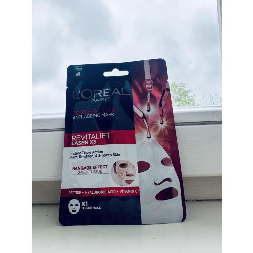 L'Oreal Paris Revitalift Laser X3, Triple Action Anti-Aging Mask (Maska przeciwzmarszczkowa o potrójnym działaniu) - opinie | zdjęcie do recenzji od ALM007