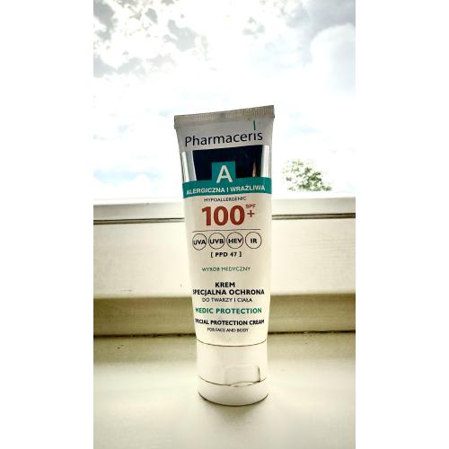 Pharmaceris A, Medic Protection, Krem SPF 100+ do twarzy i ciała specjalna ochrona - opinie | zdjęcie do recenzji od ALM007