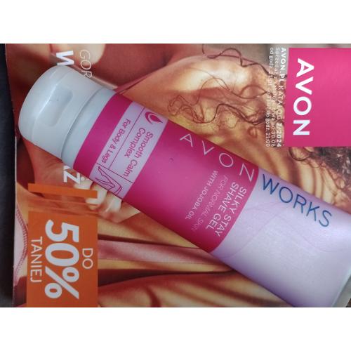 Avon Works, Silky Stay Shave Gel (Nawilżająco-wygładzający żel do golenia) - opinie | zdjęcie do recenzji od iwonab1