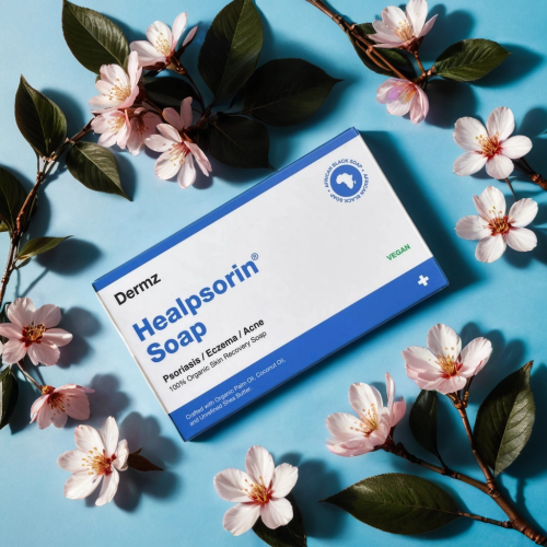 Hermz Laboratories Healpsorin Soap (Czarne mydło afrykańskie na łuszczycę i trądzik) - opinie | zdjęcie do recenzji od Rina_Ch989 - 2